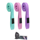 Custom fabric Long pull up Fitness Loop Exercise bands Gym cotton Long resistance Bands set