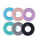 Custom Logo Anti hand exercise Stress Ring finger resistance silicone hand grip ring