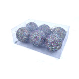 Mini 30Cm Large Ornament Ceramic Tinsel Decoration Christmas Balls