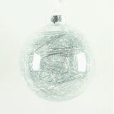 Custom glass Christmas tree hanging Ornaments ball