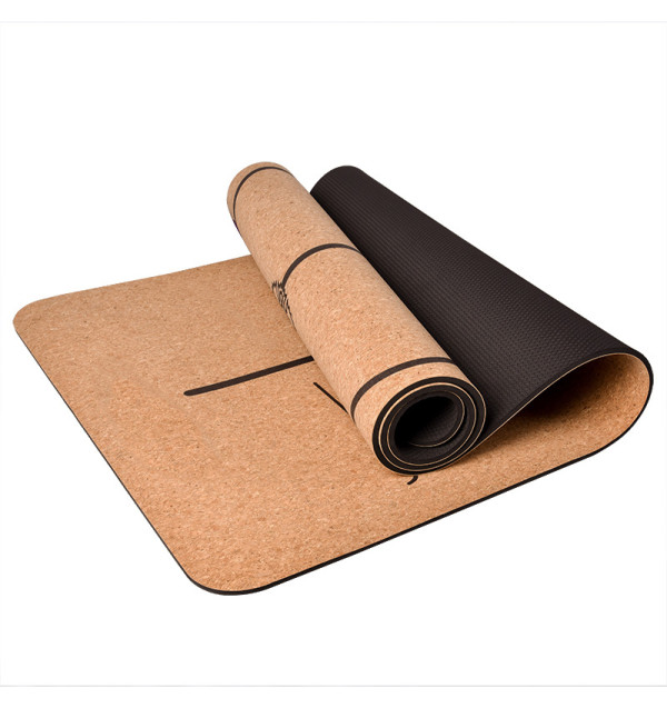 Custom Gym China Best Exercise Fitness Printed Logo Pilates Eco Friendly Cork Yoga Mat