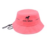 Kid boy girl child cotton funny beach travel sun hats bucket caps with string