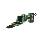 Multicolor Sport Exercise Fitness Black Lifting Weight Nylon Wrist Wraps Custom Logo