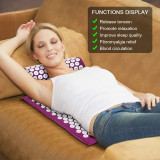 Massage eco friendly acupressure yoga  mat coconut acupressure mat and pillow set