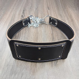 Professinal gym weight lifting training fitness weightlifting leather dipping belt
