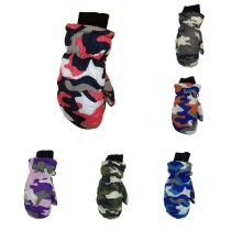 Cheap Kids Camouflage Waterproof Gloves Ski Gloves