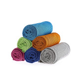 Outdoor instant pva beach towel logo custom gym ice cooling towel for sport
