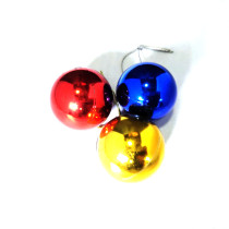 Bouncy Printed Lighting Glitter Led Christmas Ball
