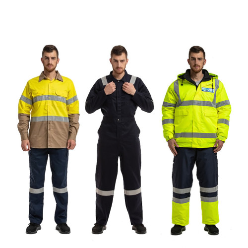 Factory Supply Custom Industrial Reflective Safety Work Wear