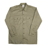 Hot Sale Mens Custom Mechanic Long Sleeve Garage Workshop Work Shirt For Men