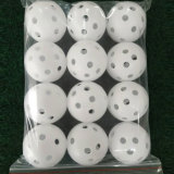 Hot Selling Plastic Golf Practice Balls Airflow Ball Hollow Golf Ball