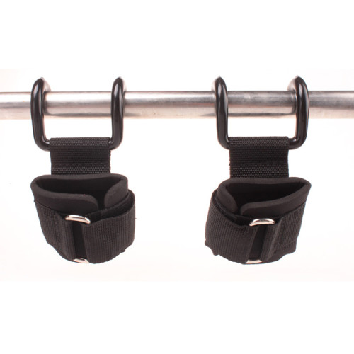 Pull Up Booster Power Weight Lifting Kooks Steel Dumbbell Gym Training Workout Wrist Grip