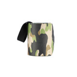Black Stretch Breathable Elastic Power Lifting Custom Camo Wrist Wraps For Gym With Thumb Loop