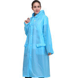 Raincoat For Adults Reusable Disposable Rain Ponchos with Hoods  Button and Sleeves rain coat womens  Plastic rain coat poncho
