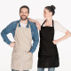 Wholesale Polyester Cotton Sublimation Printed Apron Bulk Custom Bib for Kitchen BBQ