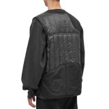 Streetwear Custom Goose Down Fill Quilted Vest Men Zip Closure 100% Nylon Wholesale