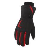 Wholesale Winter snowboard gloves Custom Print Men Warm Nylon Cycling Gloves knitted gloves