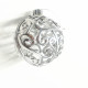 Wholesale siver giant outdoor Christmas Baubles for Christmas ornament