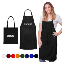 Texupday textile manufacture custom polyester cotton canvas tote shopping apron set