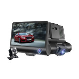 Car DVR 3 Cameras 170 degree len angle G sensor dash camera