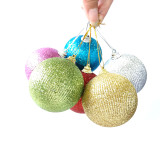 Cheap Ornaments Satin Big Hanging Transparent Large Plastic Christmas Balls
