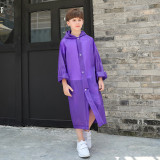 High quality children school bag poncho boys disposable rain coats 100% waterproof EVA  girls logo prints raincoats for kids