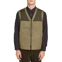 Wholesale custom mens pockets zipper fly 100% cotton military work vest