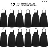 Dark green Navy blue high quality canvas cotton aprons kitchen custom print japanese korea style cooking apron