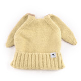 Winter fashion mommy and me poms beanies mom and baby hat