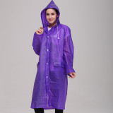 Raincoat For Adults Reusable Disposable Rain Ponchos with Hoods  Button and Sleeves rain coat womens  Plastic rain coat poncho