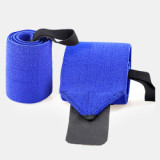 Custom Heavy Duty Strength Fitness Cotton Gym Wrist Wraps Weight Lifting Powerlifting Elastic Wrist Support