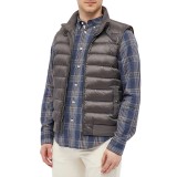 Down Fill Custom Gilet Vest Men Outerwear Zip Closure Waterproof Lightweight Wholesale