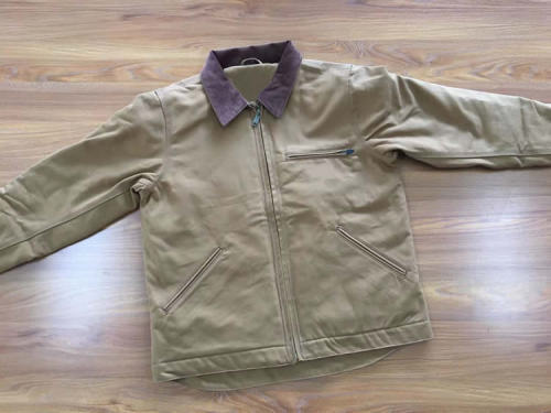 Hot Sale 12 Oz Heavy Duty Blanket Lined Custom Duck Canvas Worker Men Work Jacket