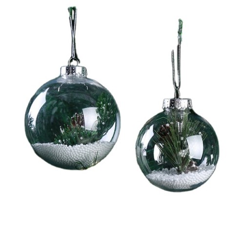 Custom glass Christmas tree hanging Ornaments ball
