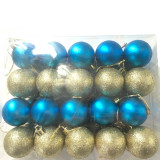 Glass giant plastic Christmas Ball set for Christmas ornaments