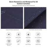 Adult Custom Hiking Thickened Travel Waterproof Best Tear Resistance Bike reflective black rain coat men raincoats