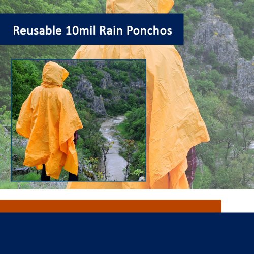 Custom Logo print FabricHigh Visibility Disposable Bicycle Rain Gear Raincoat
