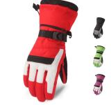 Women Winter snowboard gloves  Custom waterpoof gloves Warm Nylon Cycling Gloves with pocket