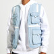 Fashion Wholesale Custom high quality man Denim Utility Vest
