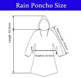 Clear Emergency Raincoat Waterproof Disposable Rain Poncho with Hood Thick Raincoat for Men Women