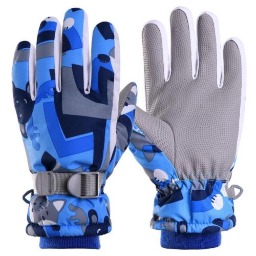 In-stock Funky Cute Winter Waterproof Warm Touchscreen Snow Gloves For Kids