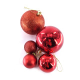 Bouncy Printed Lighting Glitter Led Christmas Ball