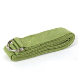 Organic Cotton Yoga Strap Belt Band Custom With Logo Design Yoga Stretch Strap