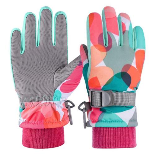 New Arrival Funky Cute Winter Waterproof Warm Touchscreen Snow Gloves For Kids