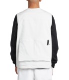 fashion wholesale custom white cargo utility biker vest with many pockets