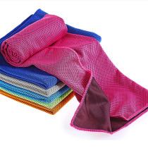 Outdoor instant pva beach towel logo custom gym ice cooling towel for sport