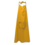 High quality adjustable bib apron with pockets Morandi apron blue aprons with logo custom in cotton