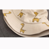print cotton girls bucket hats funny kids bucket hat kids cotton bucket hat