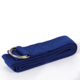 Organic Cotton Yoga Strap Belt Band Custom With Logo Design Yoga Stretch Strap