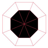 Custom Golf Course Anti-UV Fabric Golf Umbrella